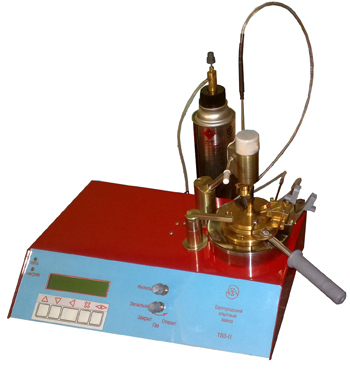 Полуавтоматический аппарат для определения температуры вспышки в закрытом тигле ТВЗ-П
