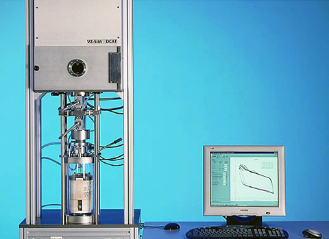 Динамический прибор VZSIM/DCAT для измерения краевого угла смачивания и тензиометр для металлов и солевых расплавов (симулятор оцинковки)