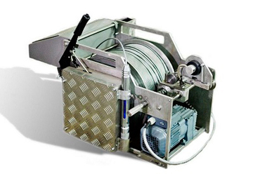 Портативная каротажная лебедка геофизическая с электрическим приводом ЛГЭ (облегченная)