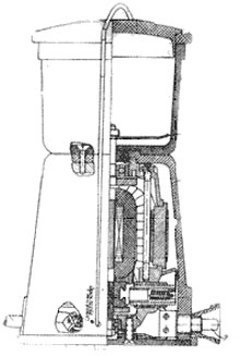 Лабораторная зерновая мельница ЛЗМ (схема)