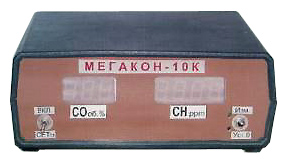 Газоанализатор для определения СО и CH в выбросах автотранспорта МЕГАКОН-10К
