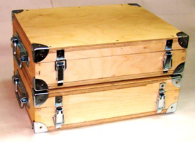 Ящики с комплектами мер ультразвуковой эквивалентной толщины МЭТ-300