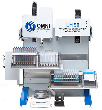 Автоматизированная рабочая станция для обработки жидкости и гомогенизации проб Omni LH 96