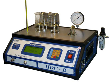 Устройство термостатирующее измерительное ПОС-В для определения содержания фактических смол в моторном топливе выпариванием струей воздуха