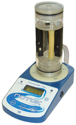 Электронный мыльно-плёночный расходомер газа ПОТОК