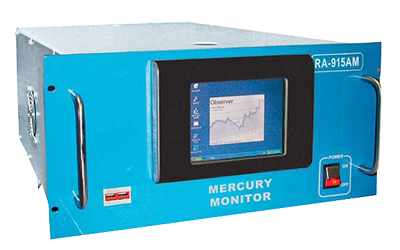 Автоматический анализатор для непрерывного определения содержания ртути в воздухе и в технологических газах РА-915ВМ