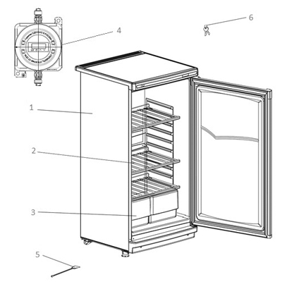 Холодильник лабораторный во взрывозащищенном исполнении «РЕЙД» Findlab®