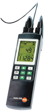Testo 445 - Многофункциональный прибор для контроля качества воздуха в помещениях и настройки систем ОВК