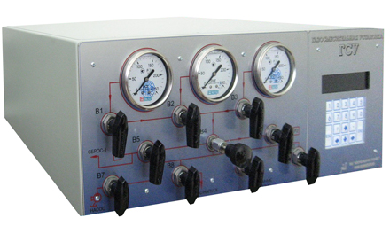 Газосмесительная установка (ГСУ) для приготовления в баллонах под давлением бинарных и многокомпонентных газовых смесей