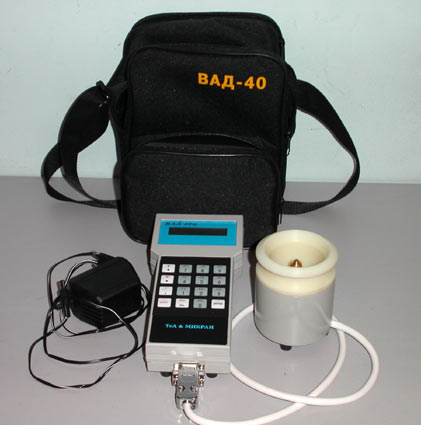 Прибор для измерения содержания воды ВАД-40М