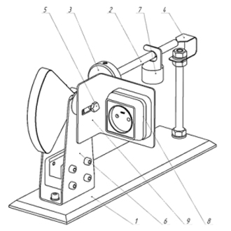 Стенд для испытаний устройств, составляющих часть сетевой вилки ИСВ-01